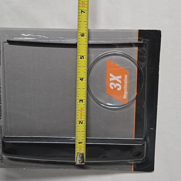 NEW In Pkg. Magnifier Book Light 3X Magnification Adjustable Brightness LED - Picture 7 of 13